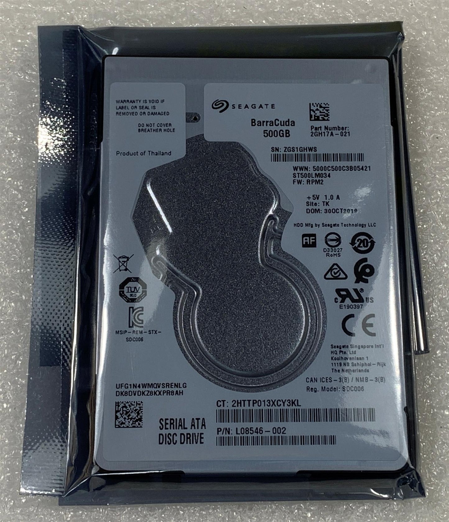 for HP 745135-001 Seagate ST500LM034 HDD Hard Disk Drive 500gb 500 GB 7200 rpm SATA