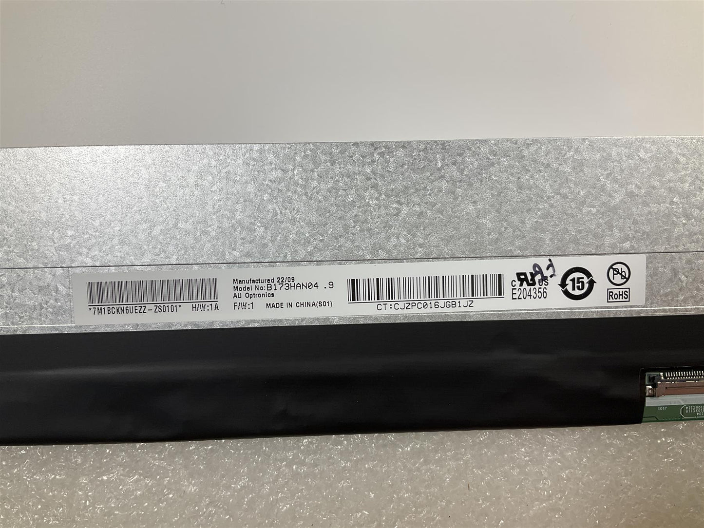 HP M11099-3G1 AU Optronics B173HAN04.9 HW 1A 17.3 inch 40 Pin FHD Screen Display