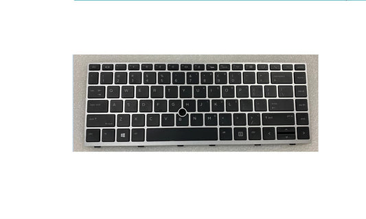 HP EliteBook 840 G5 G6 Keyboard Silver US US+ Silver
