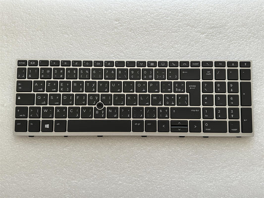 For HP EliteBook 850 G5 G6 755 G5 L14367-FP1 AZERTY Arabic Keyboard Genuine NEW