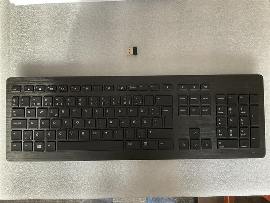 HP 918603-351 917665-351 Z9N41AA Premium USB Wireless Keyboard HAS-S003K Finnish