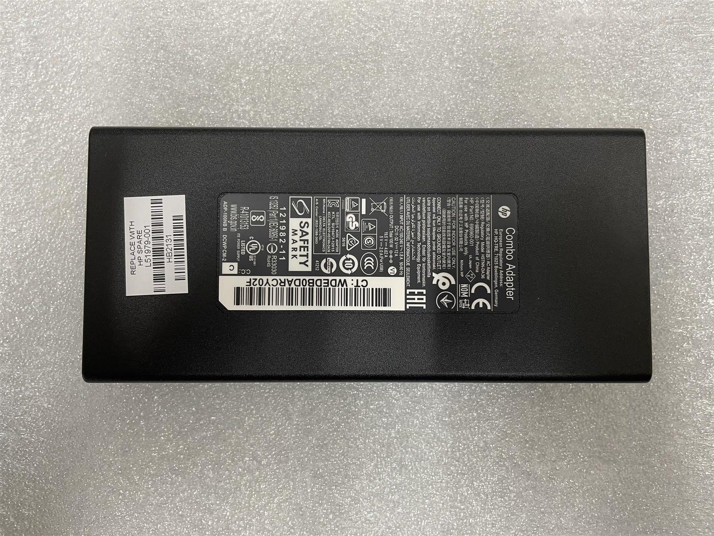 for HP L51979-001 696960-001 AC Combo Adapter Charger HSTNN-DA36 90W Genuine NEW