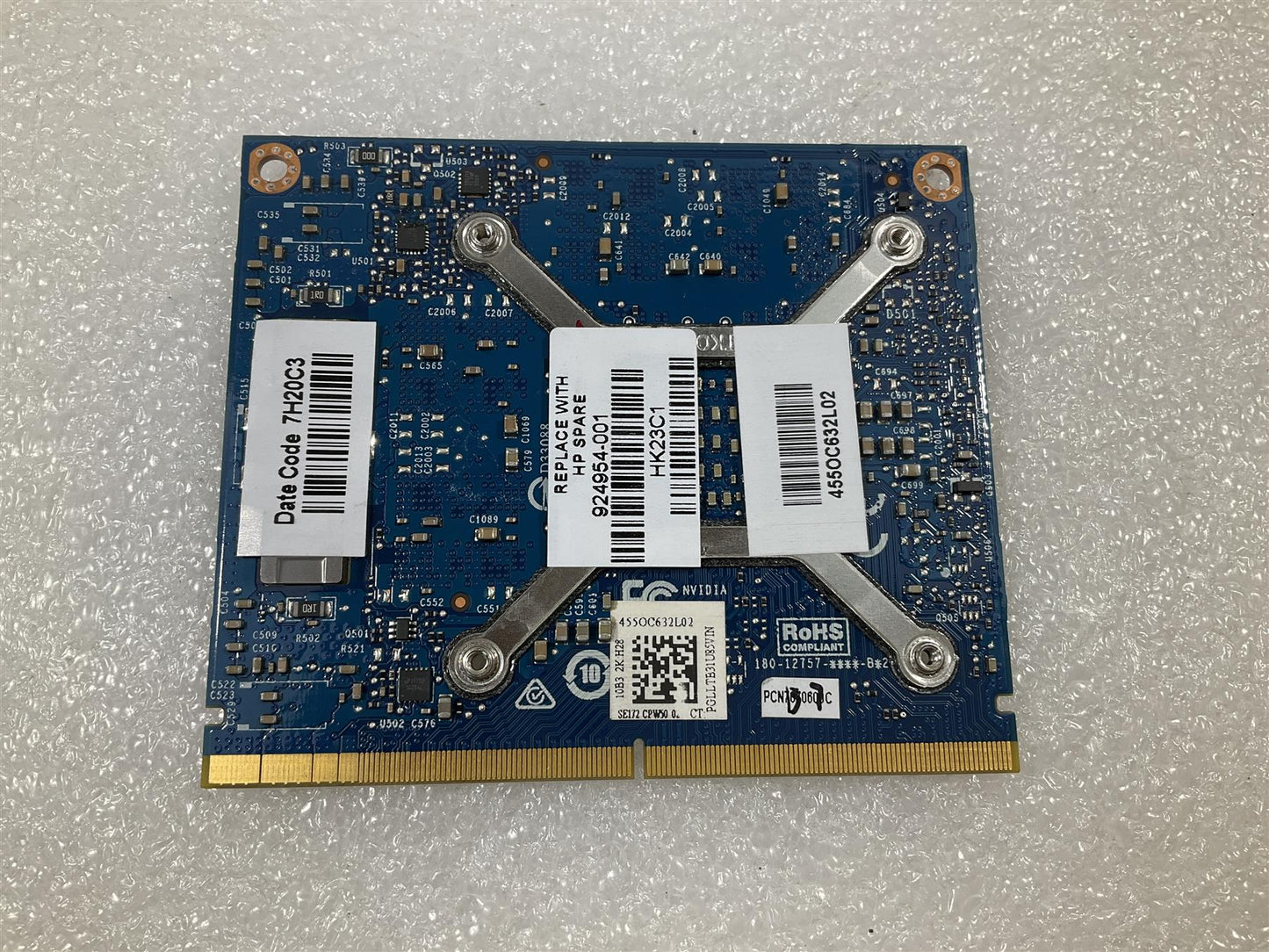 HP ZBook 17 G4 924954-001 NVIDIA Quadro M1200 Graphics Card GPU N17P-Q1-A2 NEW