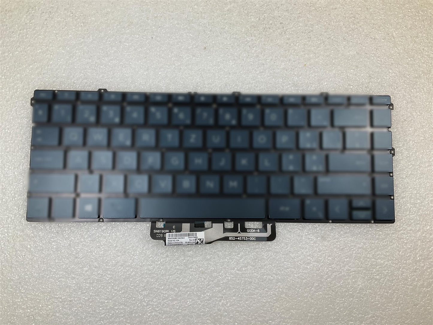 For HP SPECTRE X360 13T-AW 13-AW L77432-031 UK English Keyboard With Stickers