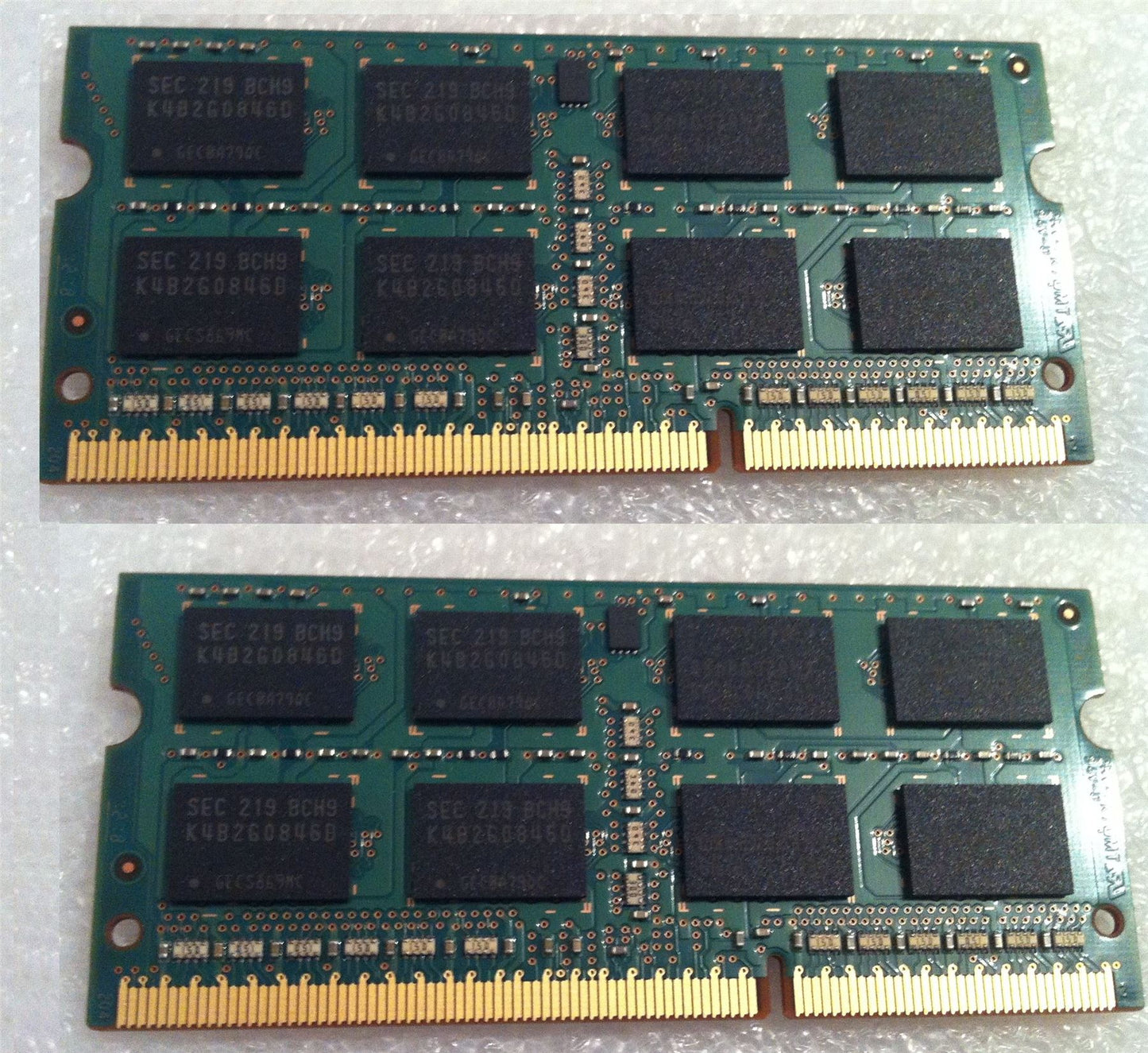 HP G62 B30SA G62-B30SA Compaq CQ62 RAM Memory DDR3 PC3 8 GB 2X4GBSticks= 8GB Used