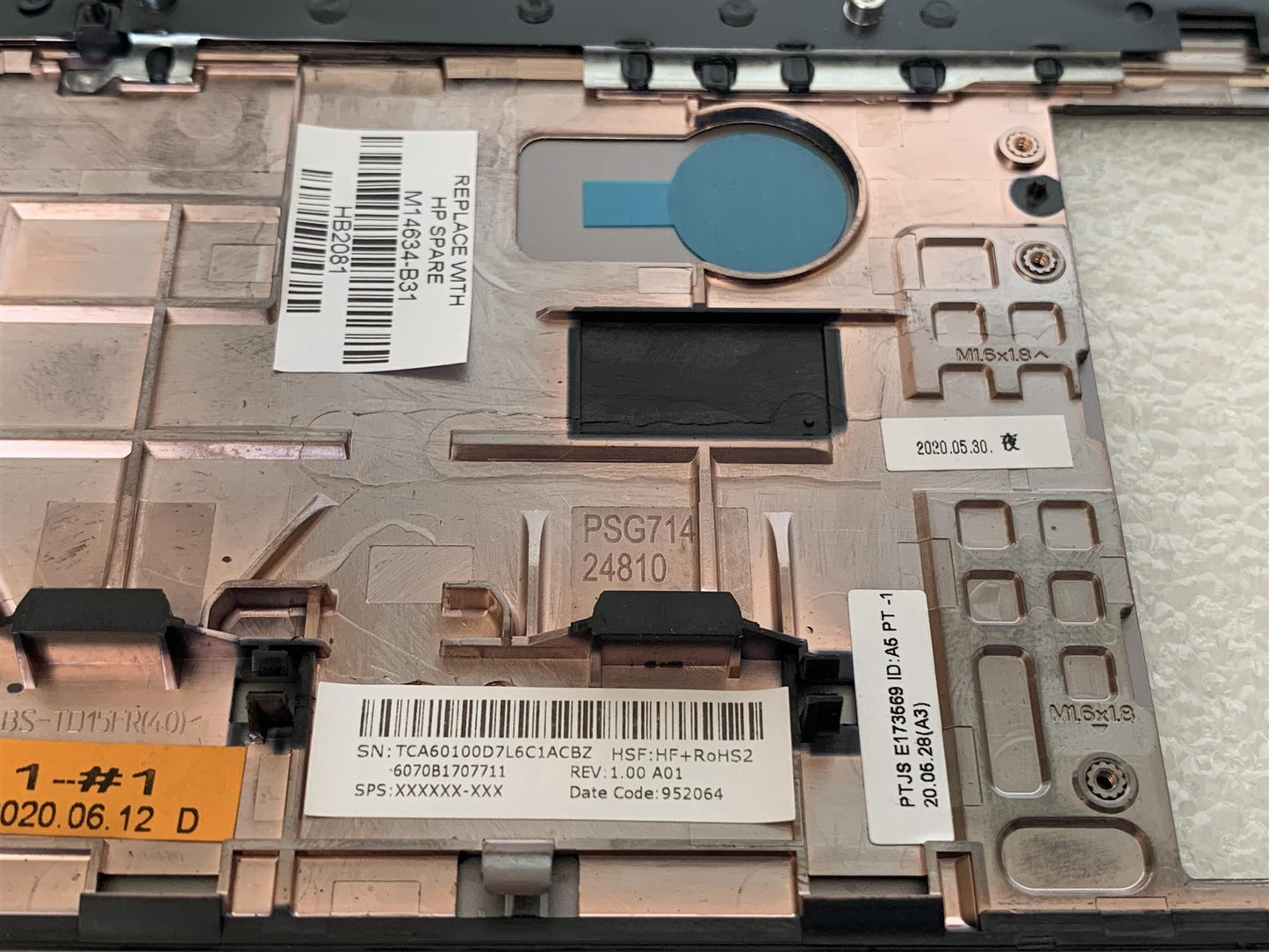 HP ZBook Firefly 14 G7 M14634-B31 int. English International also named dutch US Generic Keyboard Palmrest NEW