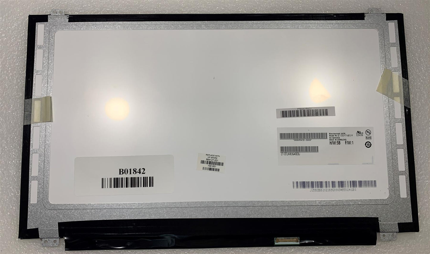 Hp 864127-001 B156HTN03.8 15.6 inch 30 pin FHD Screen Display Genuine NEW