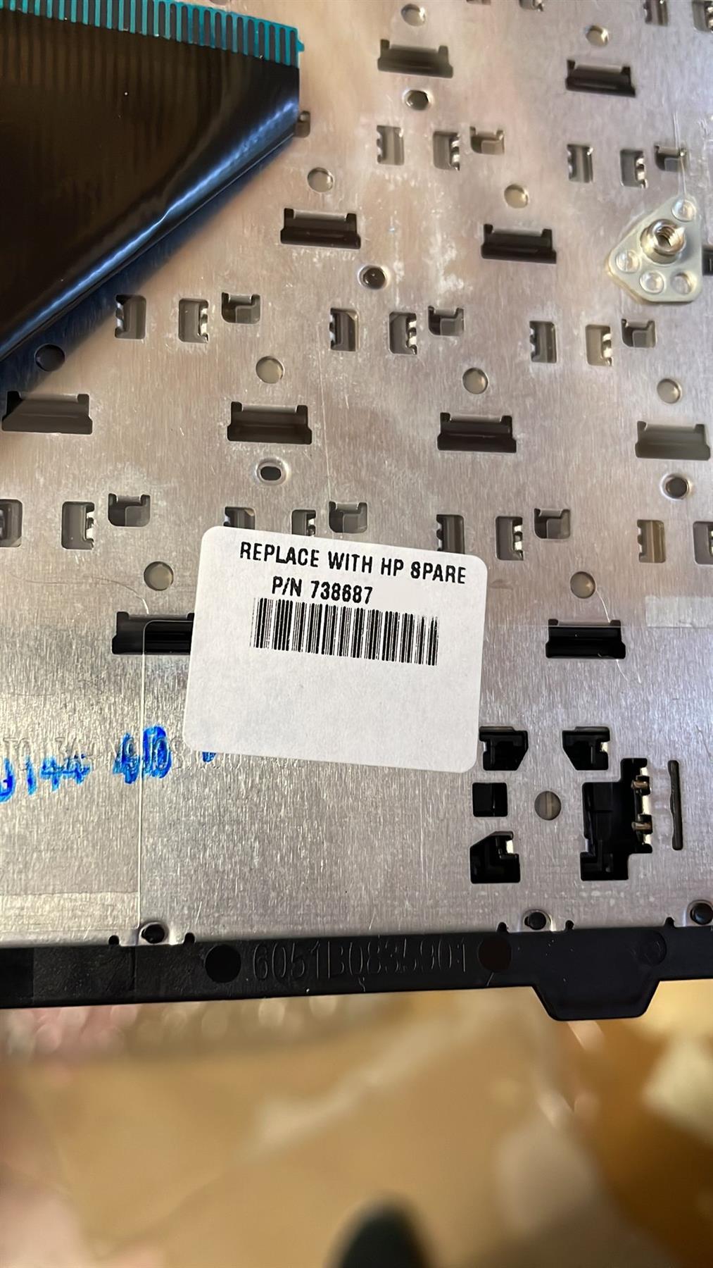 HP ProBook 640 645 G1 738687-031 English UK Keyboard Genuine STICKER NEW