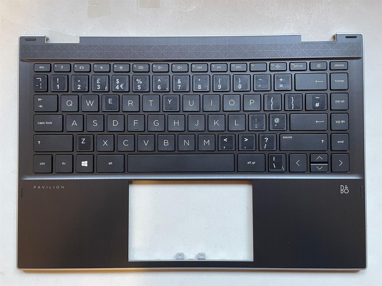 for HP Pavilion X360 14-DW 14T-DW M01302-031 sending M01300-031 UK English Sticker Keyboard Palmrest