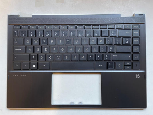 for HP Pavilion X360 14-DW 14T-DW M01302-031 sending M01300-031 UK English Sticker Keyboard Palmrest