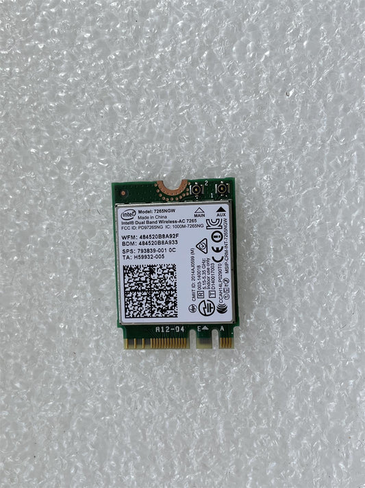 For HP 756749-001 Intel 7265NGW Dual Band Wireless AC 7265 Wifi Wi-Fi WLAN Card