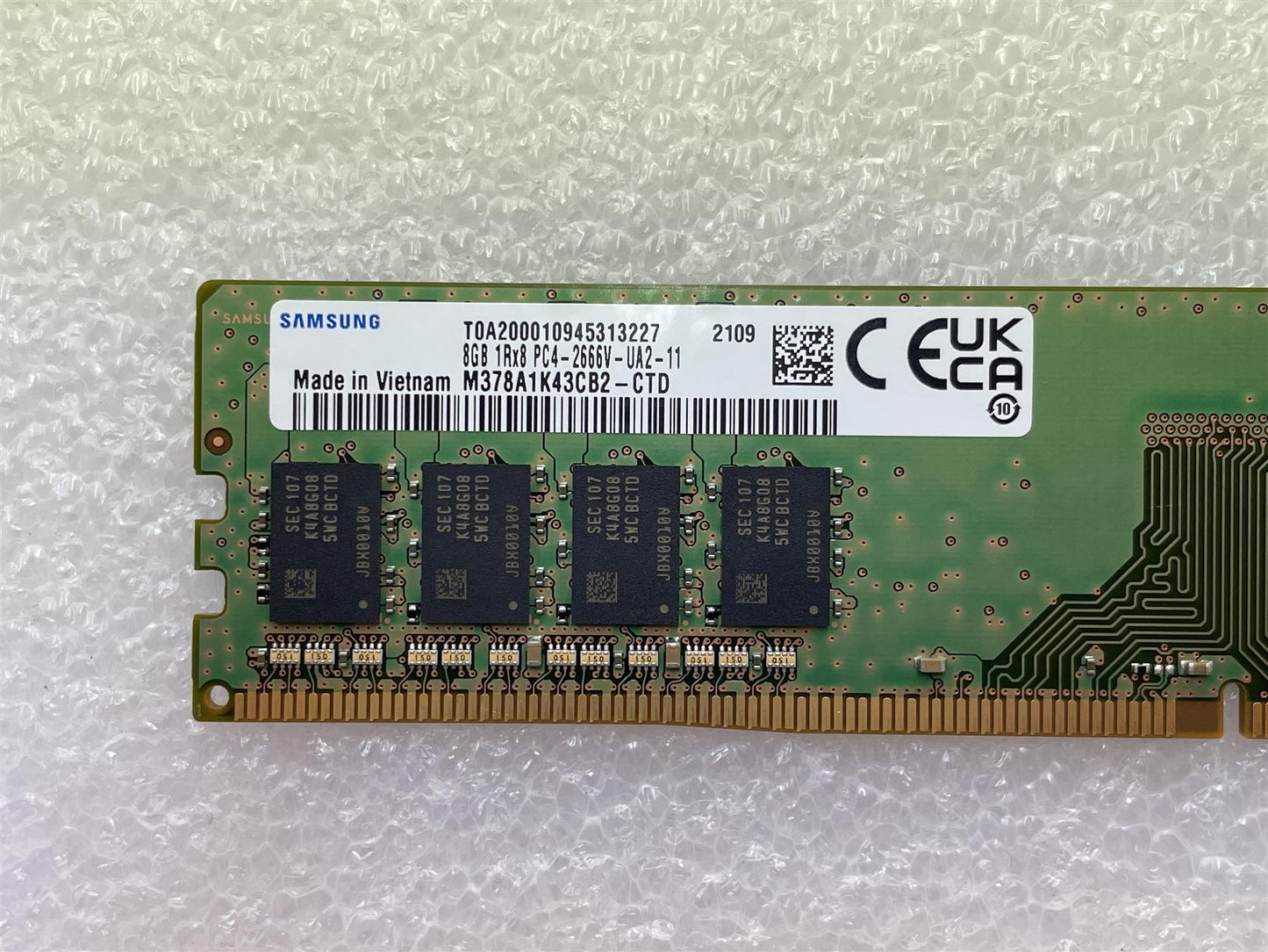 For Hp L21495-001 Samsung 8GB 2666V M378A1K43CB2-CTD DDR4 PC4 Ram Memory NEW