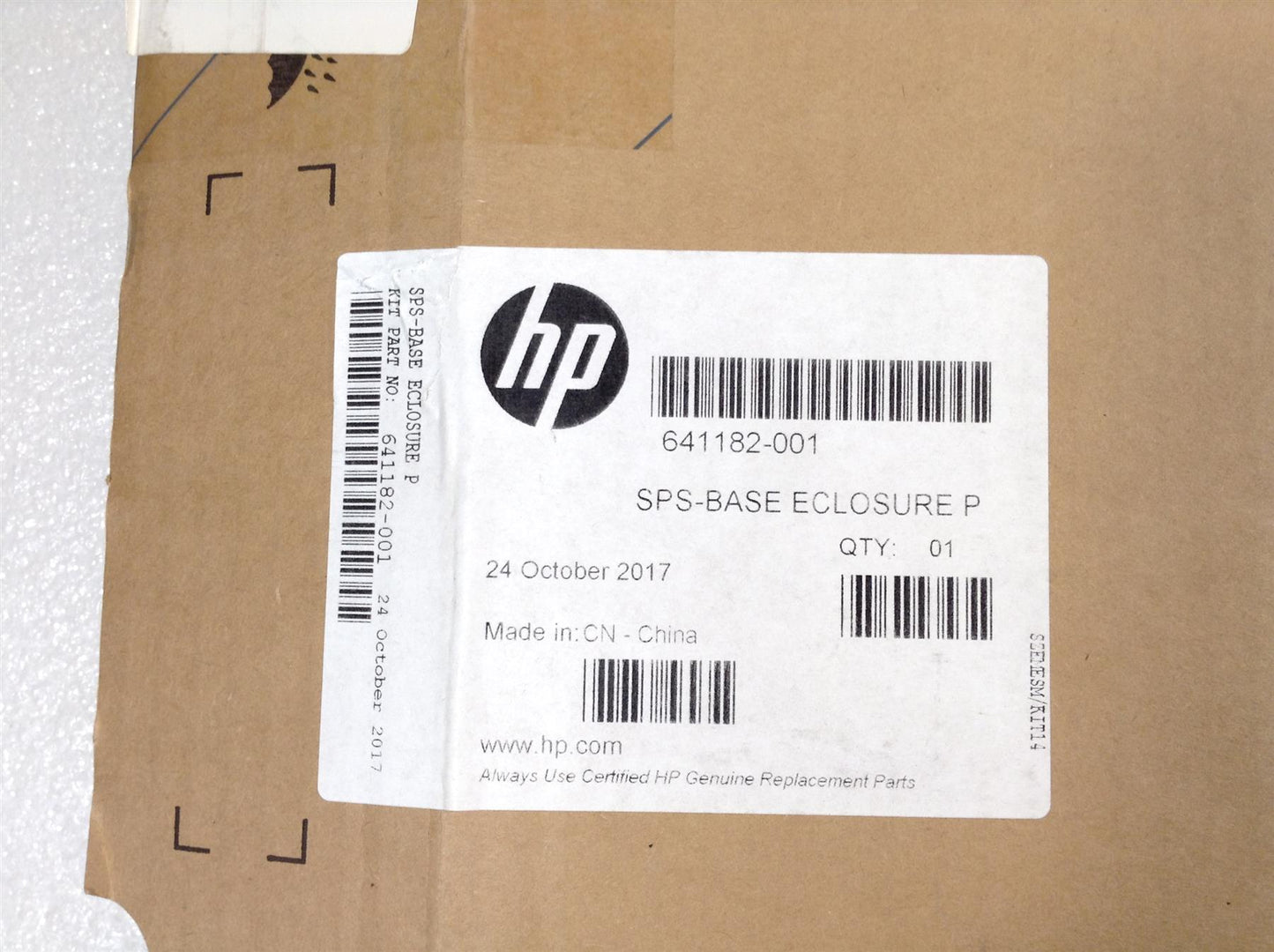 Hp 8560P 641182-001 Lower Base Enclosure Bottom Cover Genuine Original NEW
