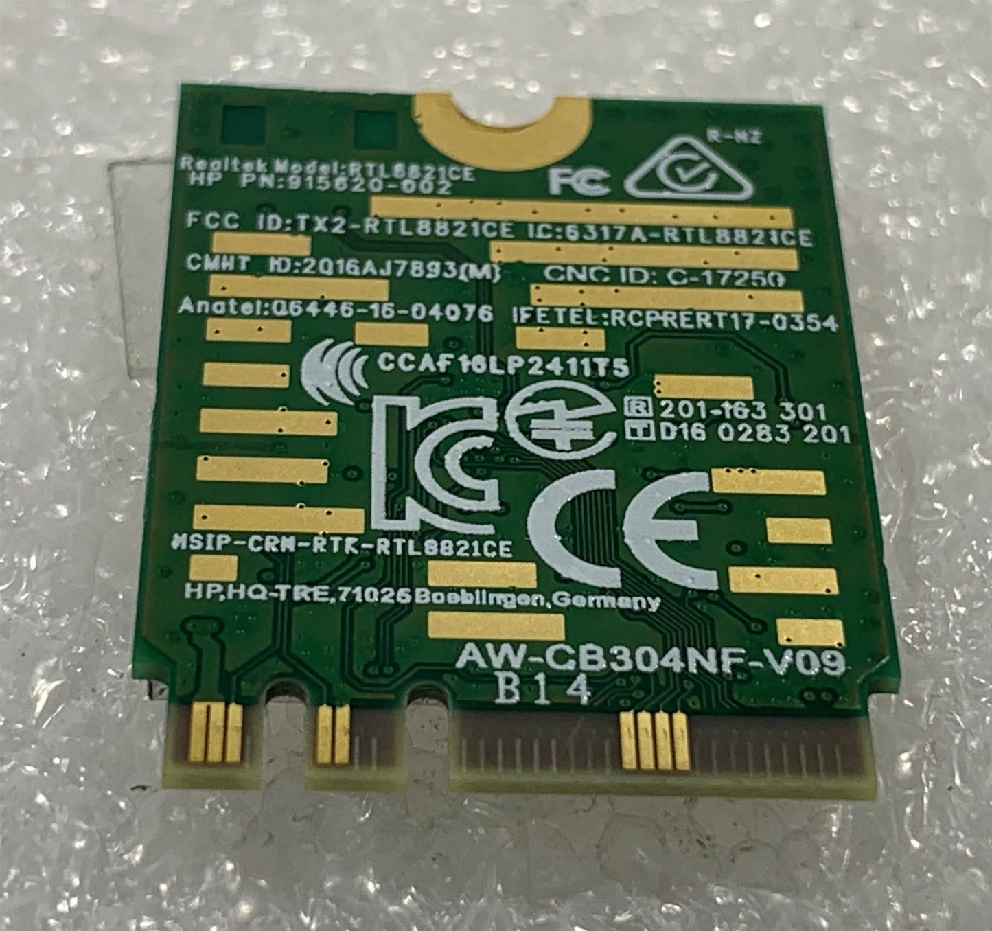 HP 255 G7 Notebook PC L17365-005 915620-002 Realtek RTL8821CE WLAN Module NEW