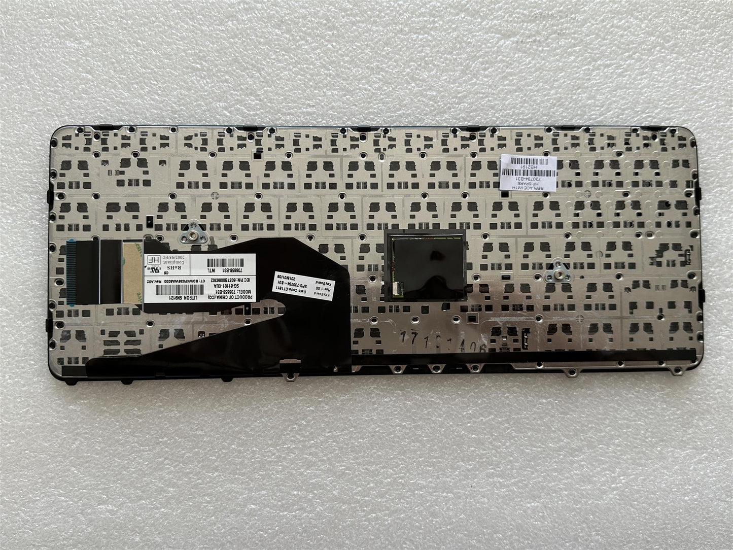 For HP ZBook 14 G2 15u G2 730794-B31 US int. English International also named dutch Keyboard Genuine NEW