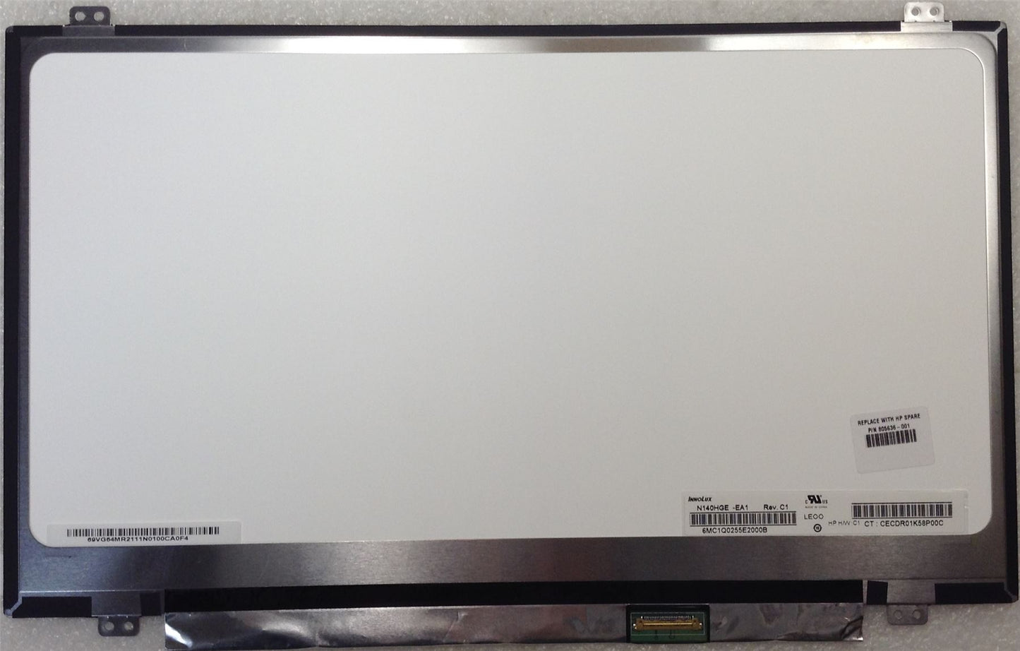 HP CHROMEBOOK 14 G3 PC 805636-001 FULL HD also for HD+ 76881-001 906529-001 N140HGE-EA1 Screen Display Panel 30pin