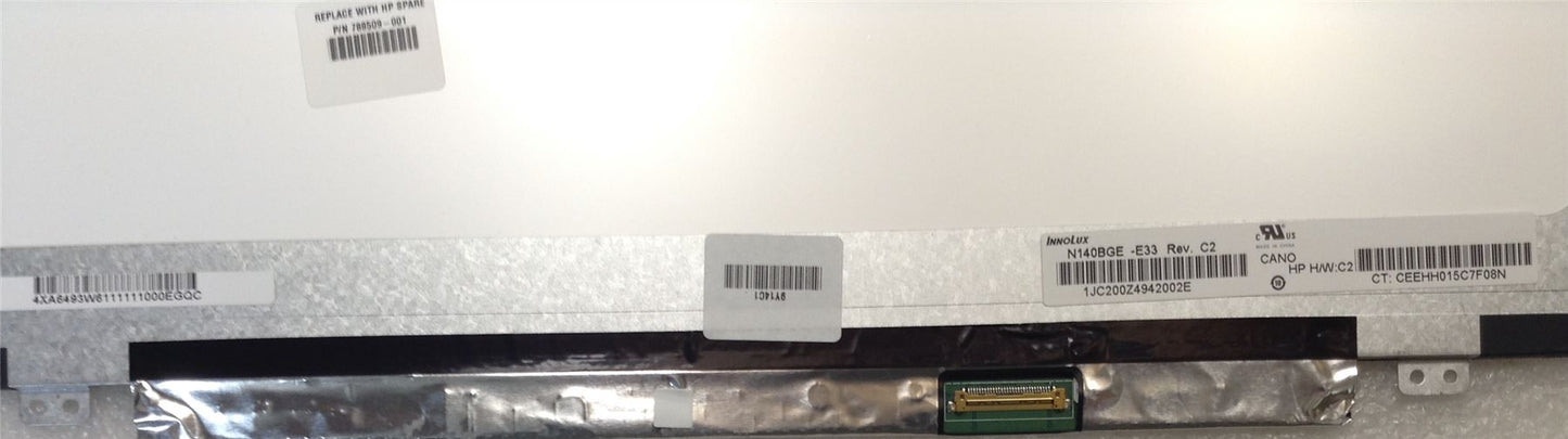 HP CHROMEBOOK 14 G3 788509-001 N140BGE-E33 14 inch 30 pins Screen Display Genuine NEW