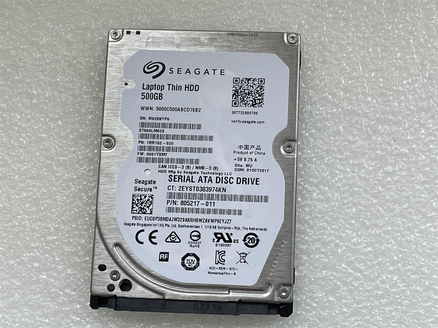 For HP 828642-001 Seagate ST500LM023 2.5 inch 500GB SATA HDD Hard Disk Drive NEW