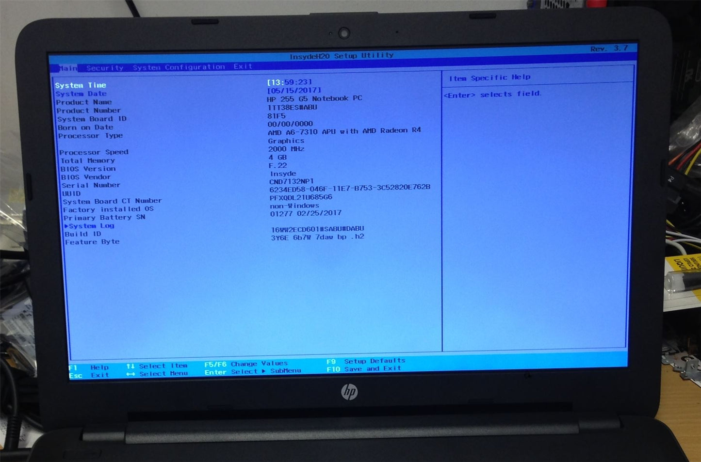 HP 250 G5 1TT39ES ABU 15.6 " inch LED Display Screen GENUINE Razor Slim 30 pins