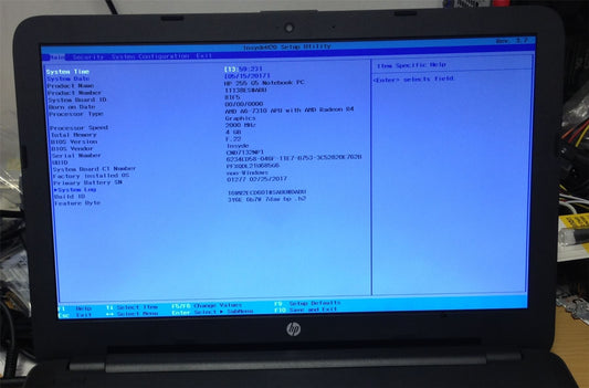 HP 250 G5 1TT39ES ABU 15.6 " inch LED Display Screen GENUINE Razor Slim 30 pins