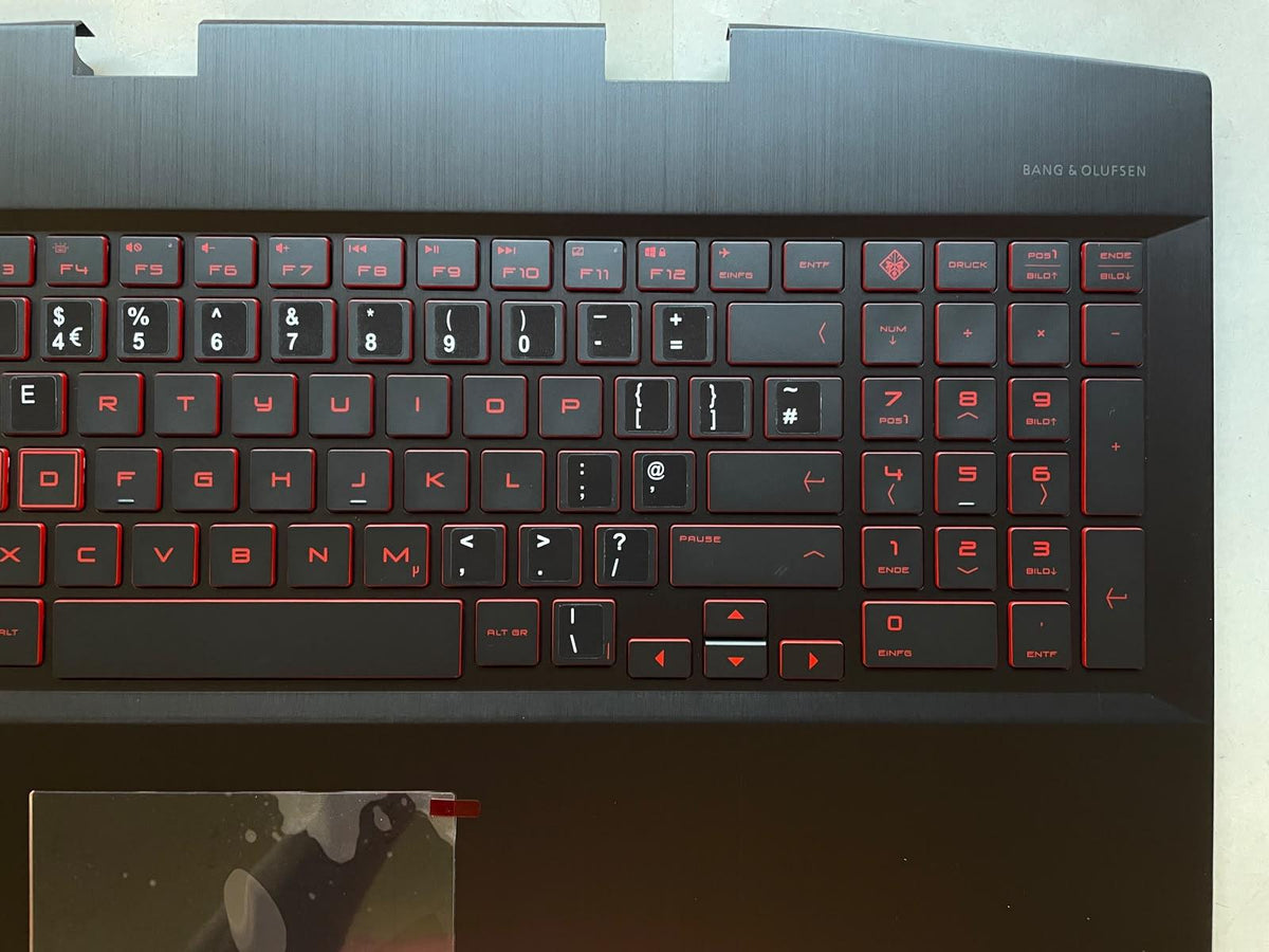 HP Omen 17-CB 17T-CB L63807-031 L62862-031 Keyboard Palmrest UK English Stickers