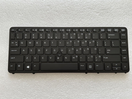 For HP ZBook 14 G2 15u G2 730794-B31 US int. English International also named dutch Keyboard Genuine NEW
