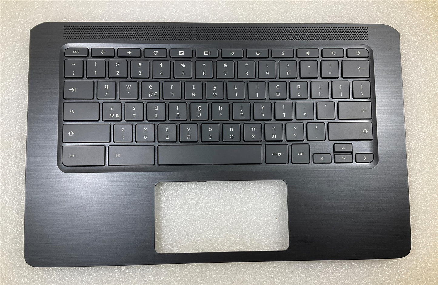 for HP Chromebook 14A G5 L14354-BB1 Israel Hebrew Keyboard Palmrest NEW