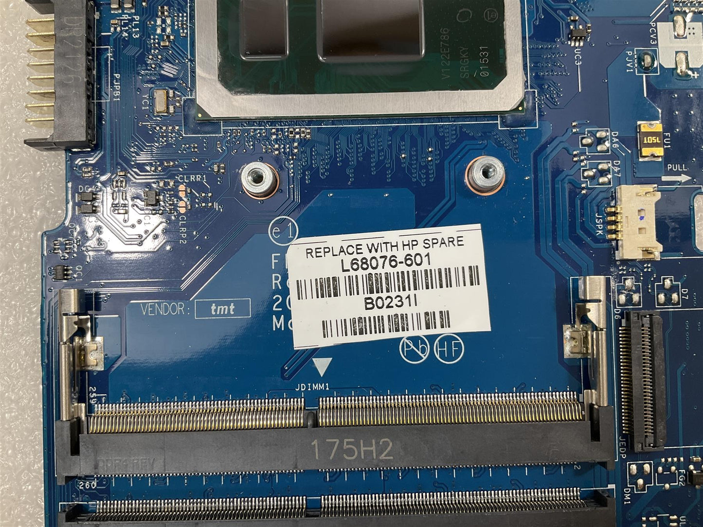 HP 15-DW 250 G8 L68396-001 L68076-601 Intel i5-10210U 10th UMA Motherboard NEW