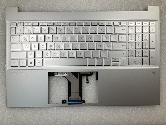 HP Pavilion 15-EH 15-EG M14598-041 M08912-041 German GR Keyboard Palmrest NEW