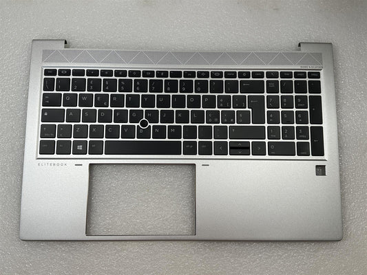 For HP EliteBook 855 G8 M53309-061 Italian Italiano Palmrest Keyboard Top Cover