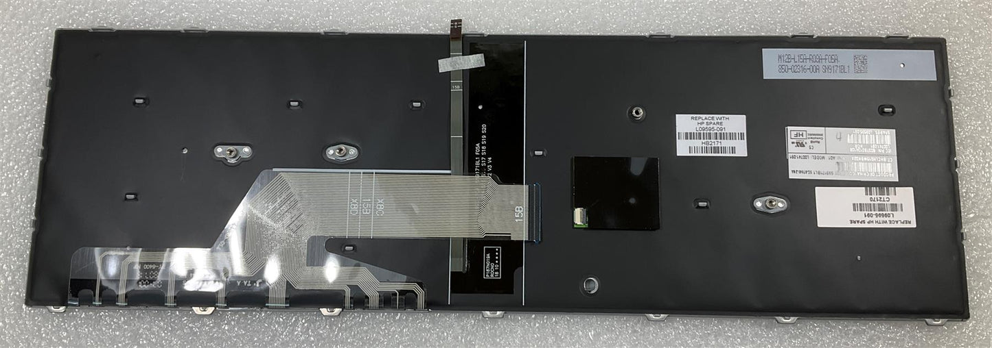 HP ProBook 650 G4 G5 L09595-091 L00741-091 Norwegian Norway Backlit Keyboard NEW