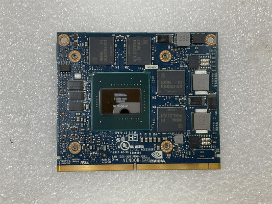 HP ZBook 17 G4 917109-001 GFX NVIDIA Quadro M2200 4GB N17P-Q3  Graphics Card NEW