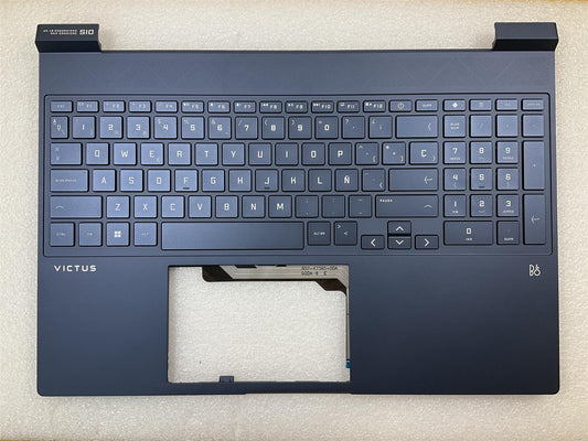 HP VICTUS 15-FA 15-FB N17941-071 N13299-071 Spain Spanish Keyboard Palmrest NEW