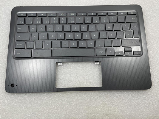 For HP Chromebook x360 11 G1 EE 927658-071 Spanish Español Palmrest Keyboard NEW