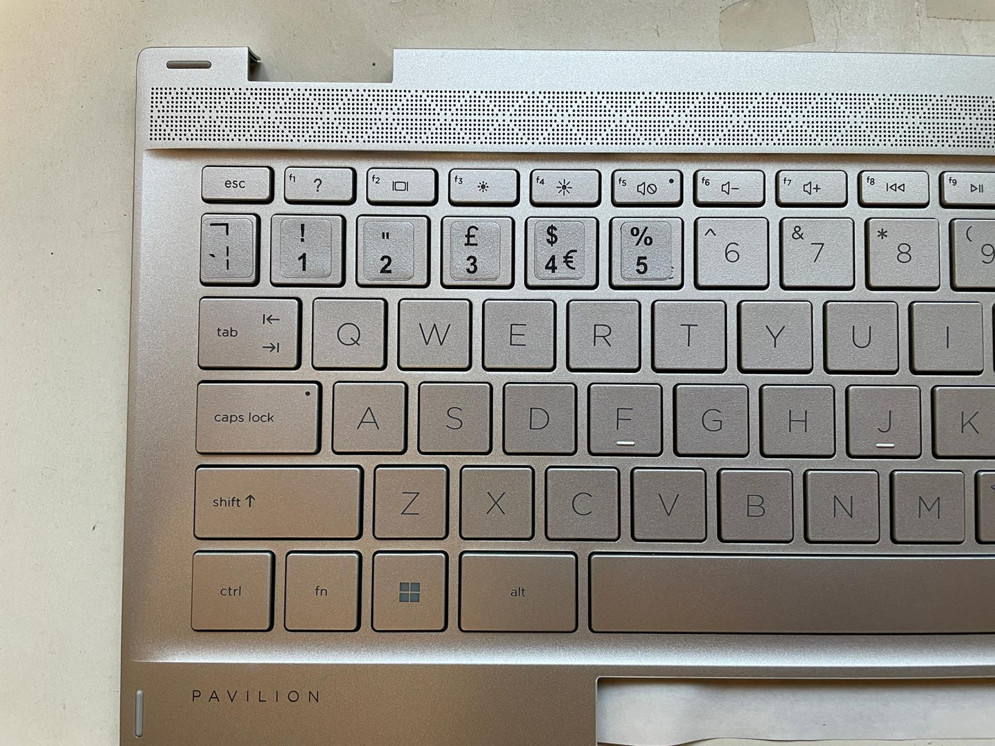 HP PAVILION X360 14-dw0010na Laptop Notebook 16Y37EA 16Y37EA#ABU 14-DW M01289-031 L96521 UK English Keyboard Palmrest Sticker