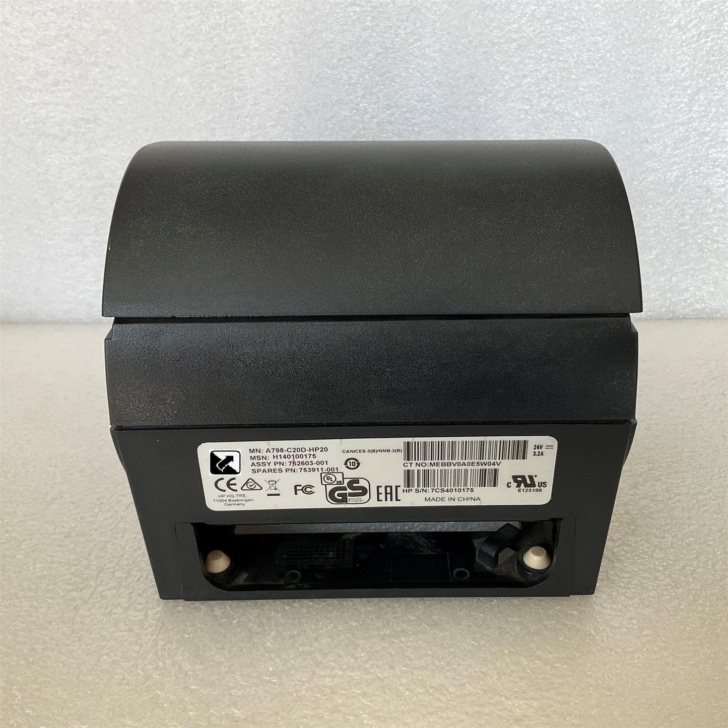 For HP 752603-001 753911-001 A798-C20D-HP20 Serial USB Receipt Barcode Printer NEW