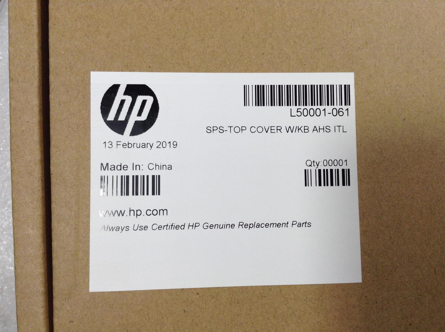 HP 255 250 G7 15-DA 15-DB L50001-061 Itallian Palmrest Keyboard Italy Original