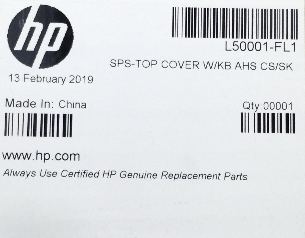 HP 255 G7 Notebook PC L50001-FL1 Palmrest Keyboard Czech Slovakia NEW Genuine