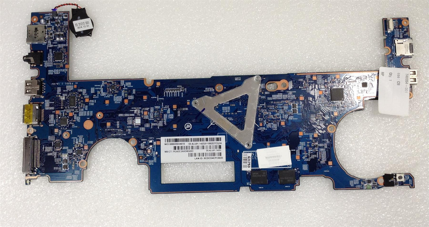 HP EliteBook Folio 1040 G1 Notebook PC 748354-001 Motherboard i7-4600U NEW