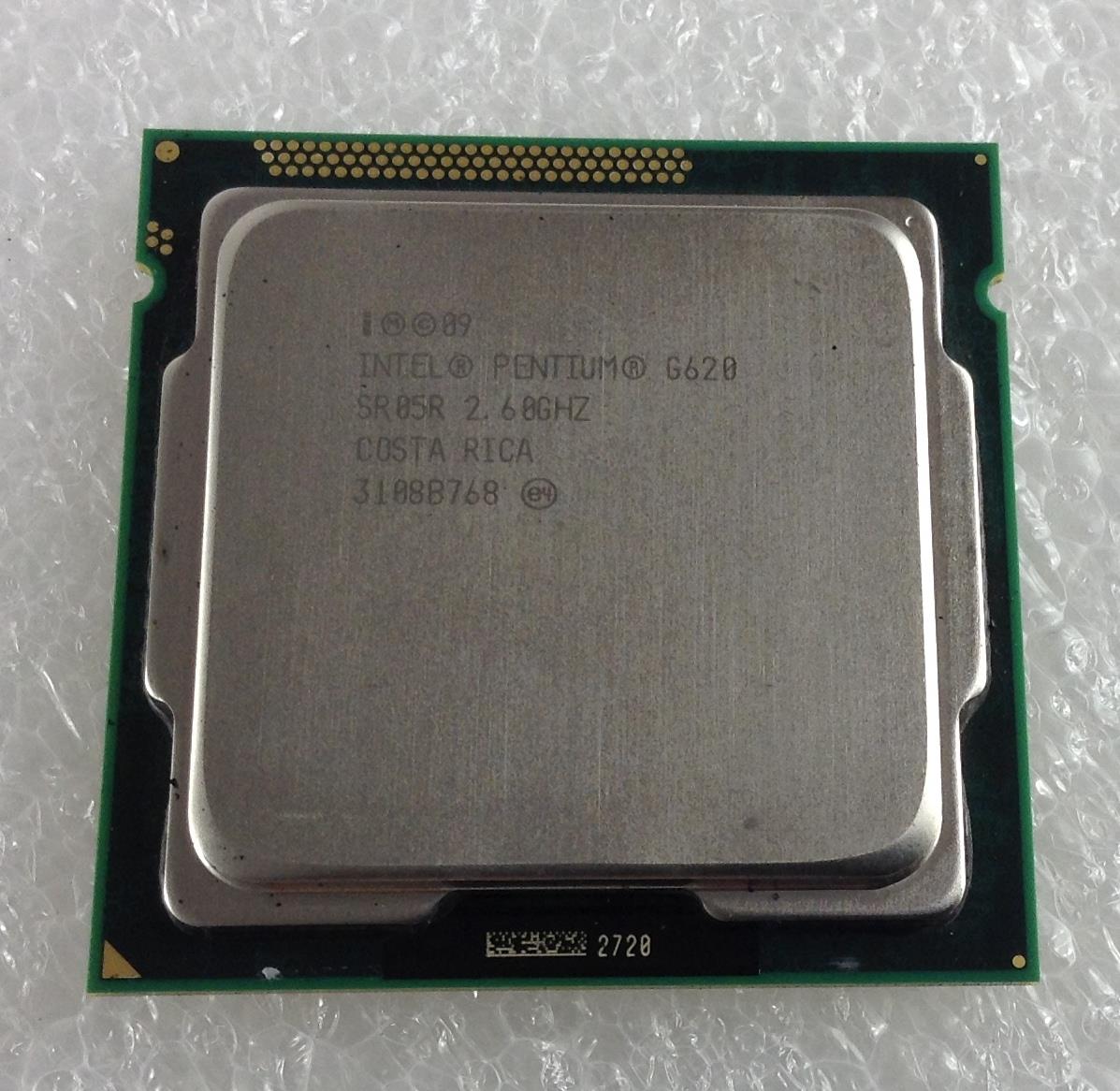 for HP-CPU-655971-001-SR05R HP CPU Processor G620 2.60 Ghz 3M  655971-001 SR05R Intel® Pentium® Processor G620 3M Cache, 2.60 GHz