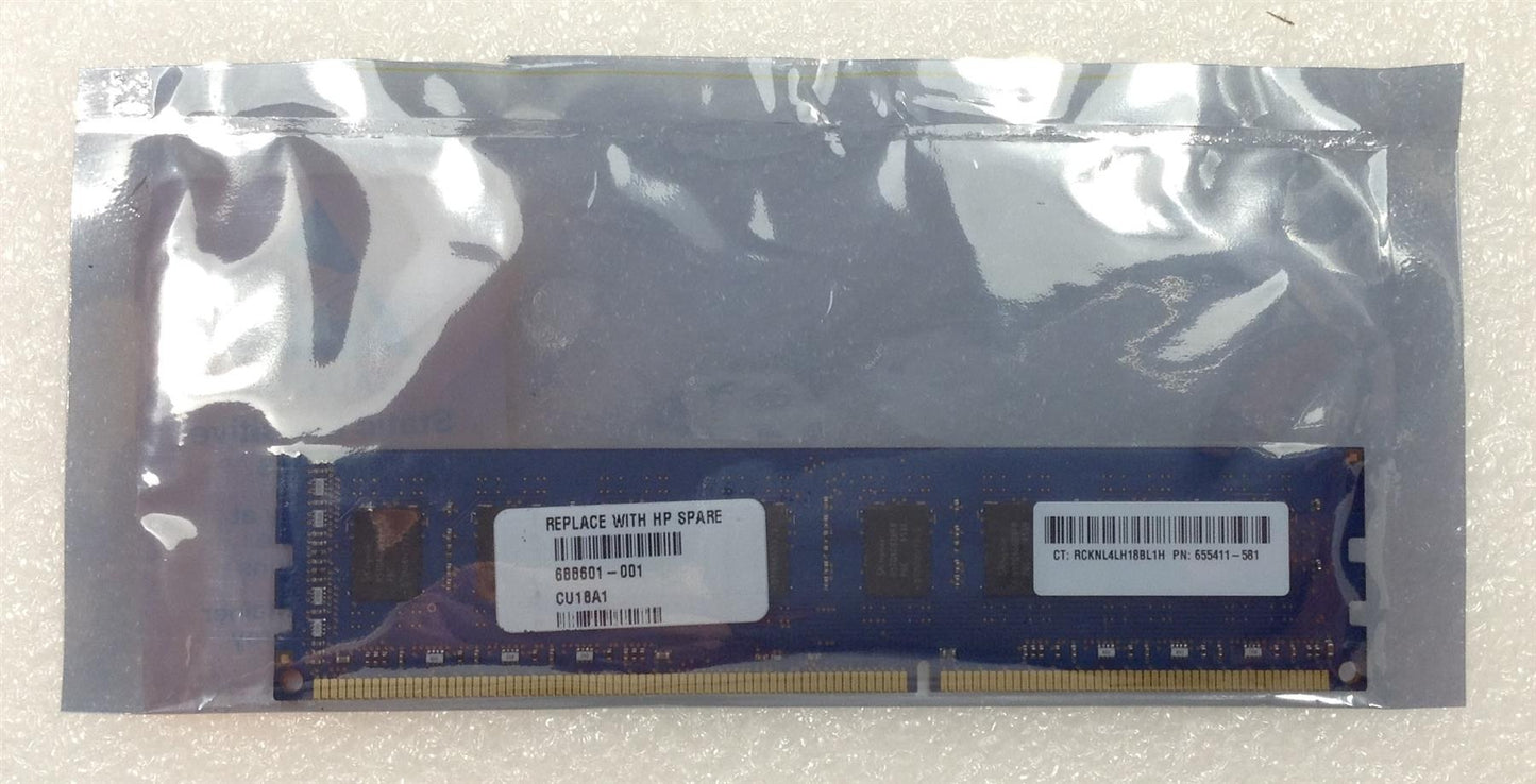 HP Z220 Z230 Z440 688601-001 8GB 1600MHz PC3-12800U 512Mx8 RAM NEW Memory Module