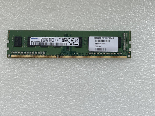 For HP 585157-001 Samsung Ram Memory 4GB 12800U M378B5173EB0-YK0 DDR3 PC3L NEW