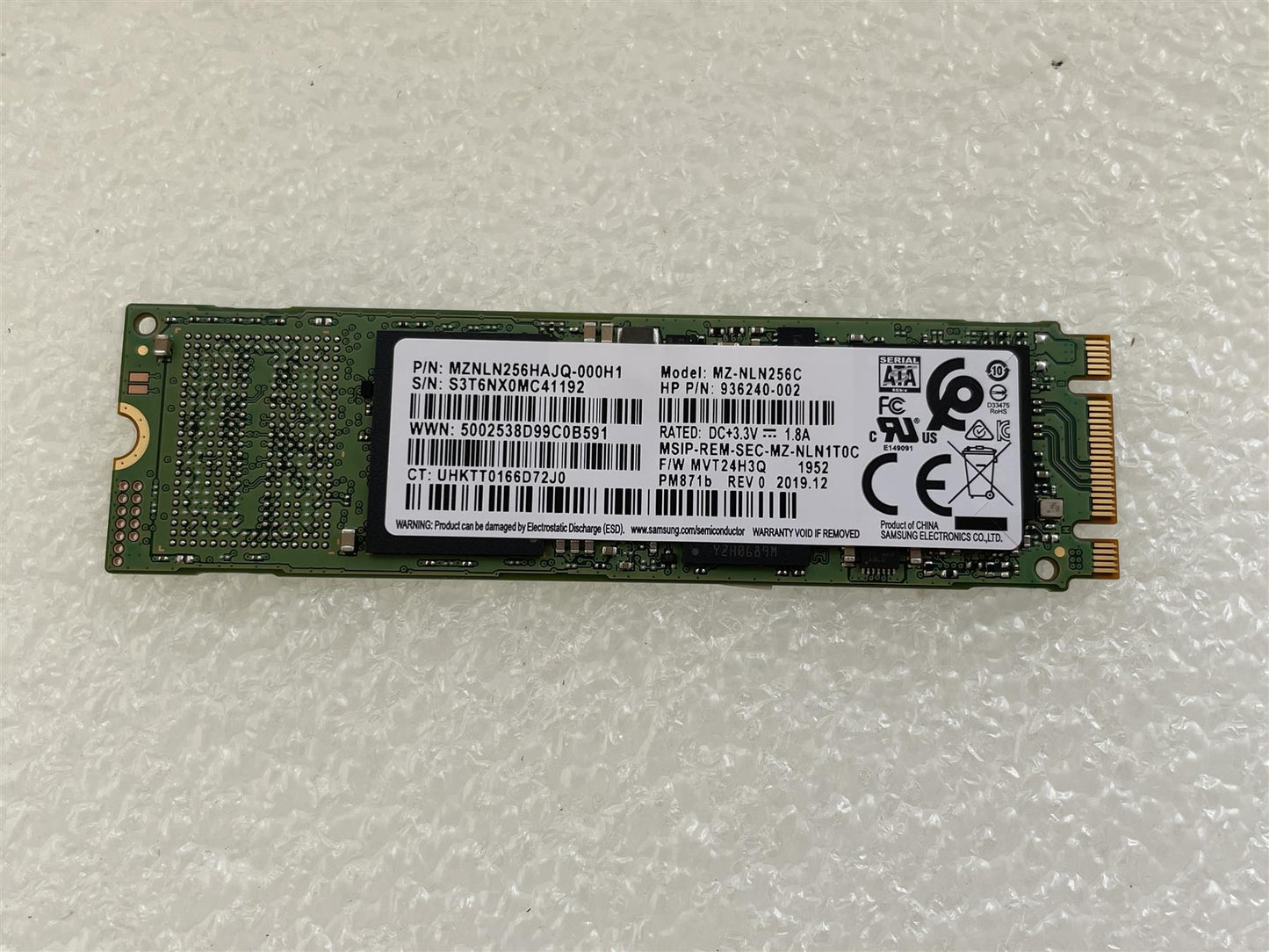 For HP SSD 915944-001 Samsung MZ-NLN256C 256GB M.2 SATA Solid State Drive NEW