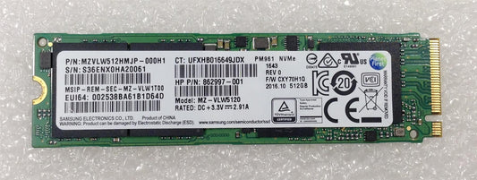 HP 600G2PO AiO NT HP GNRC 757759-012 512 GB Turbo Drive M.2 SSD NEW Original