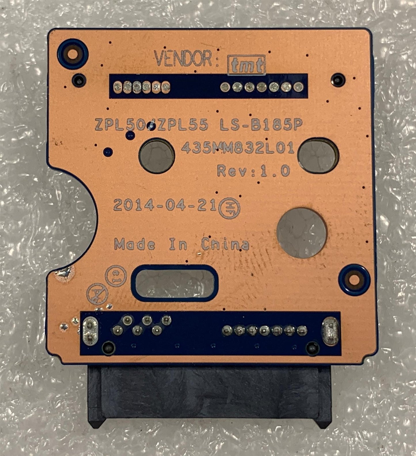 HP 450 G2 768470-001 PCB Board DVD to Motherboard Socket ZPL50 ZPL55 LS-B185P