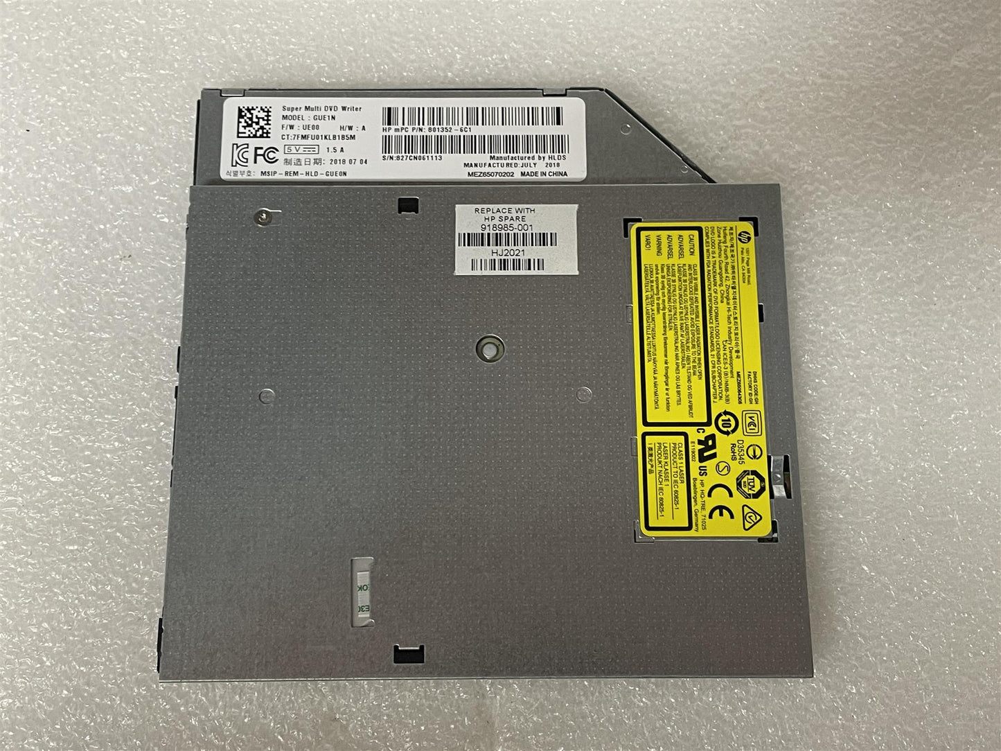 For HP 918985-001 801352-6C1 GUE1N DVD RW CD drive writer Burner Player Rom NEW