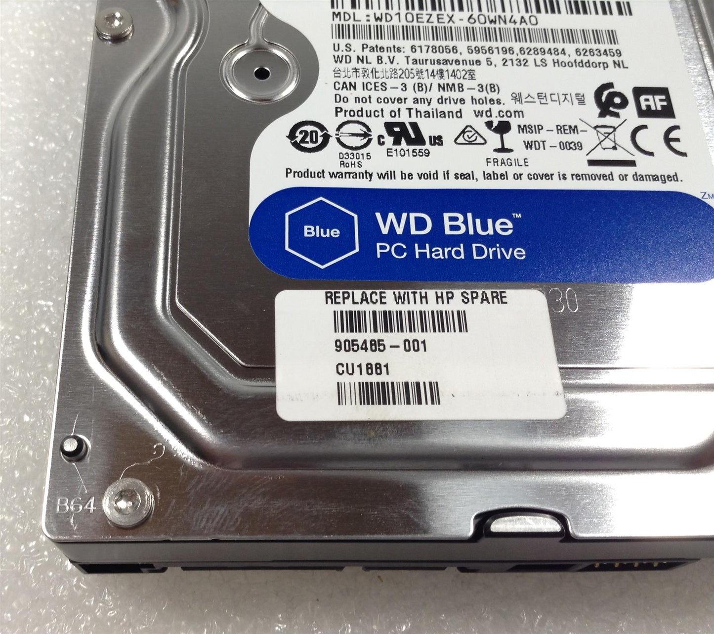 HP HDD 905485-001 1TB WD XL1000C 3.5 inch HDD Hard Disk Drive for Desktop PC New