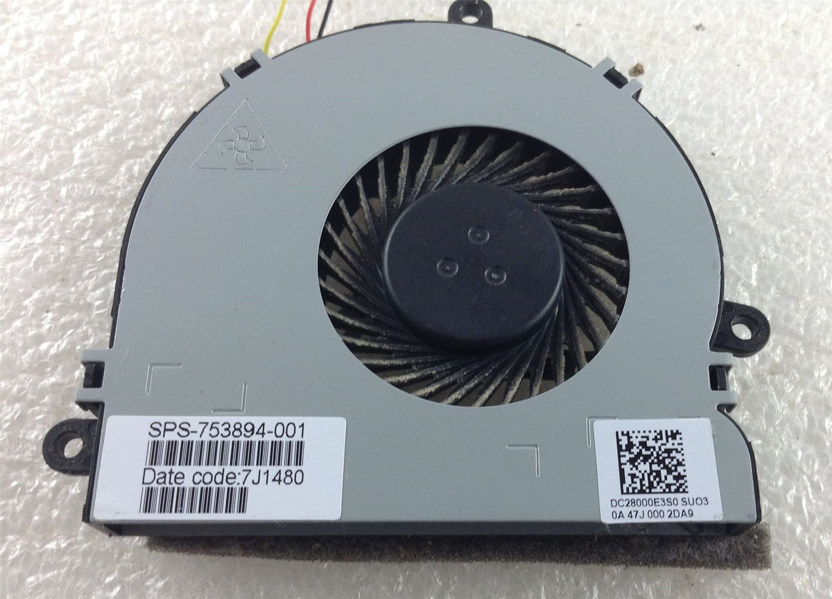 HP Pavilion 15 G092SA CPU Processor Fan Cooler Cooling 753894-001 EF60070S1 C140 also for 754477-001 753894-001 754476-001- HP 255 250 G3