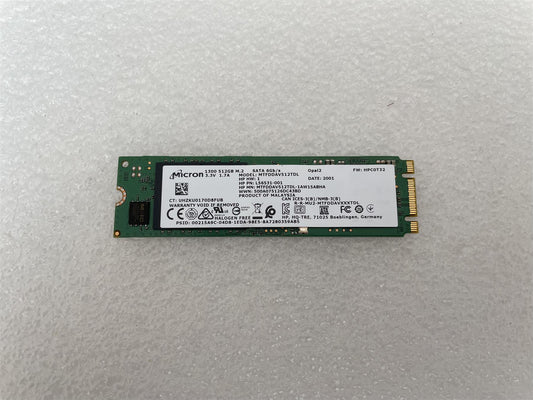 HP L09243-001 Micron 1300 512GB M.2 SATA MTFDDAV512TDL SSD Solid State Drive NEW