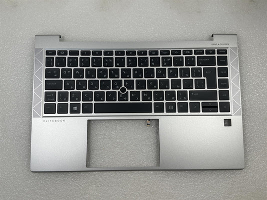 For HP EliteBook 845 G8 M52490-261 Bulgarian Palmrest Keyboard Top Cover NEW